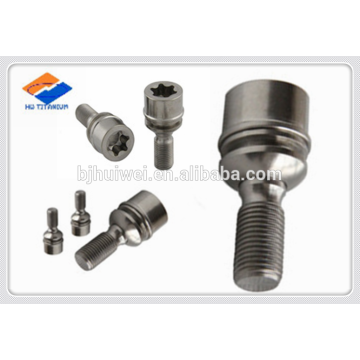 T80 torx head titanium lug pernos con espaciador